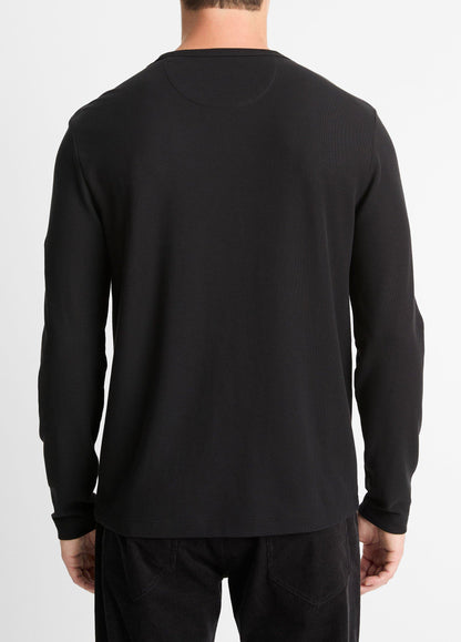 Pima Cotton Piqué Long-Sleeve T-Shirt - US 7934