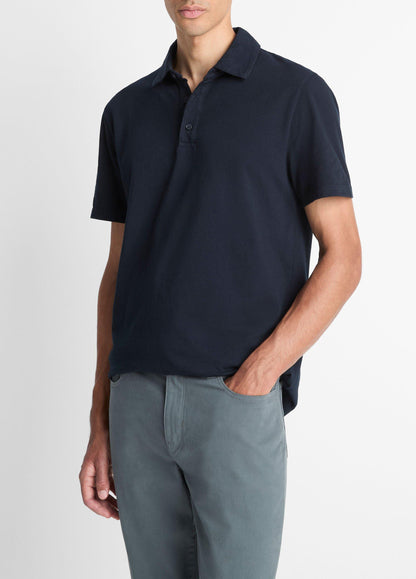 Garment Dye Cotton Polo Shirt - US 3173
