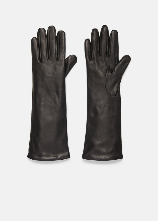Cashmere-Lined Medium Leather Glove - US 2467
