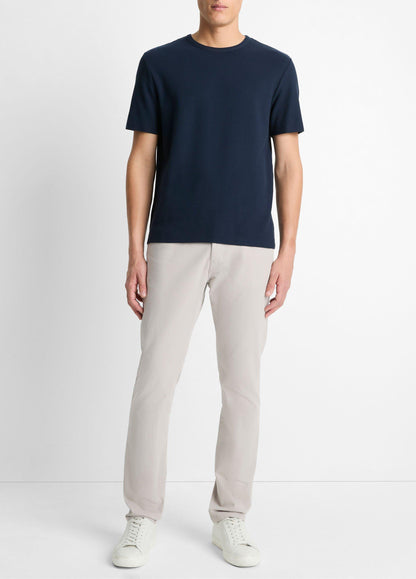 Pima Cotton Piqué Crew Neck T-Shirt - US 7443