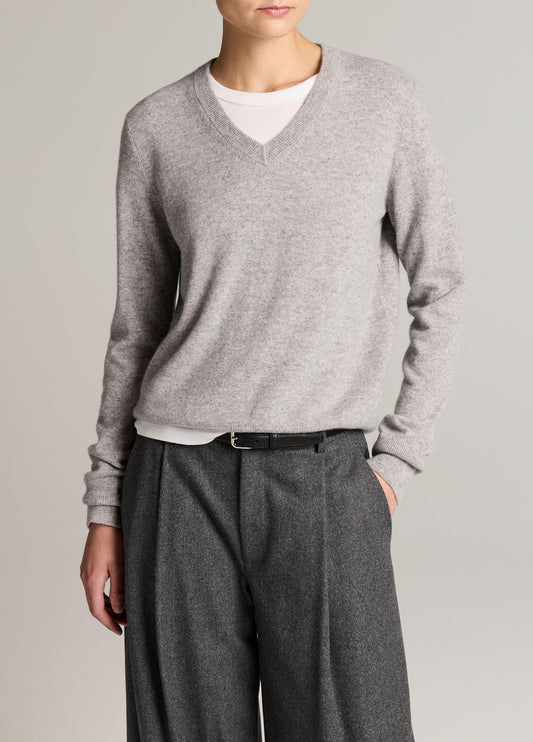 Cashmere Casual V-Neck Sweater - US 8019