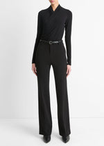 Fixed Wrap Long-Sleeve Top - US 5258