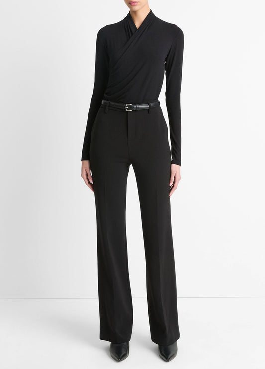 Fixed Wrap Long-Sleeve Top - US 5258
