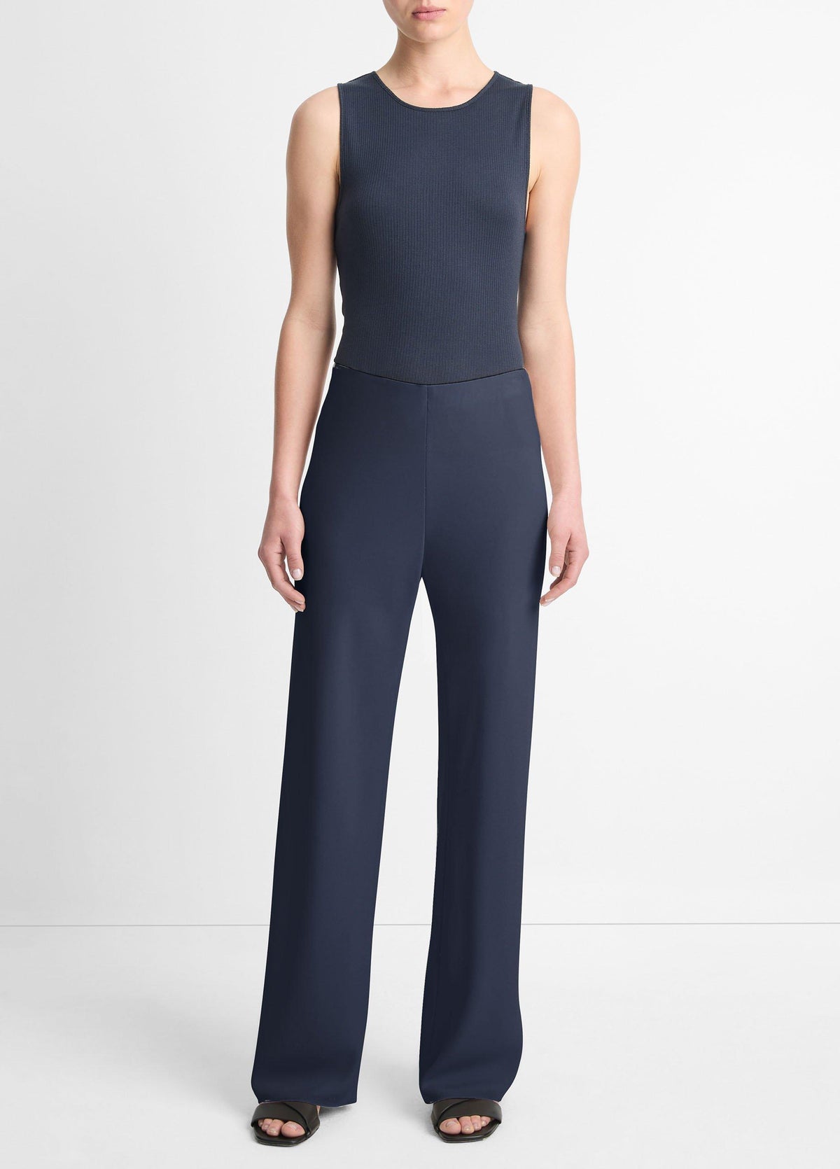 Colette High-Rise Crepe Bias Pant - US 0670