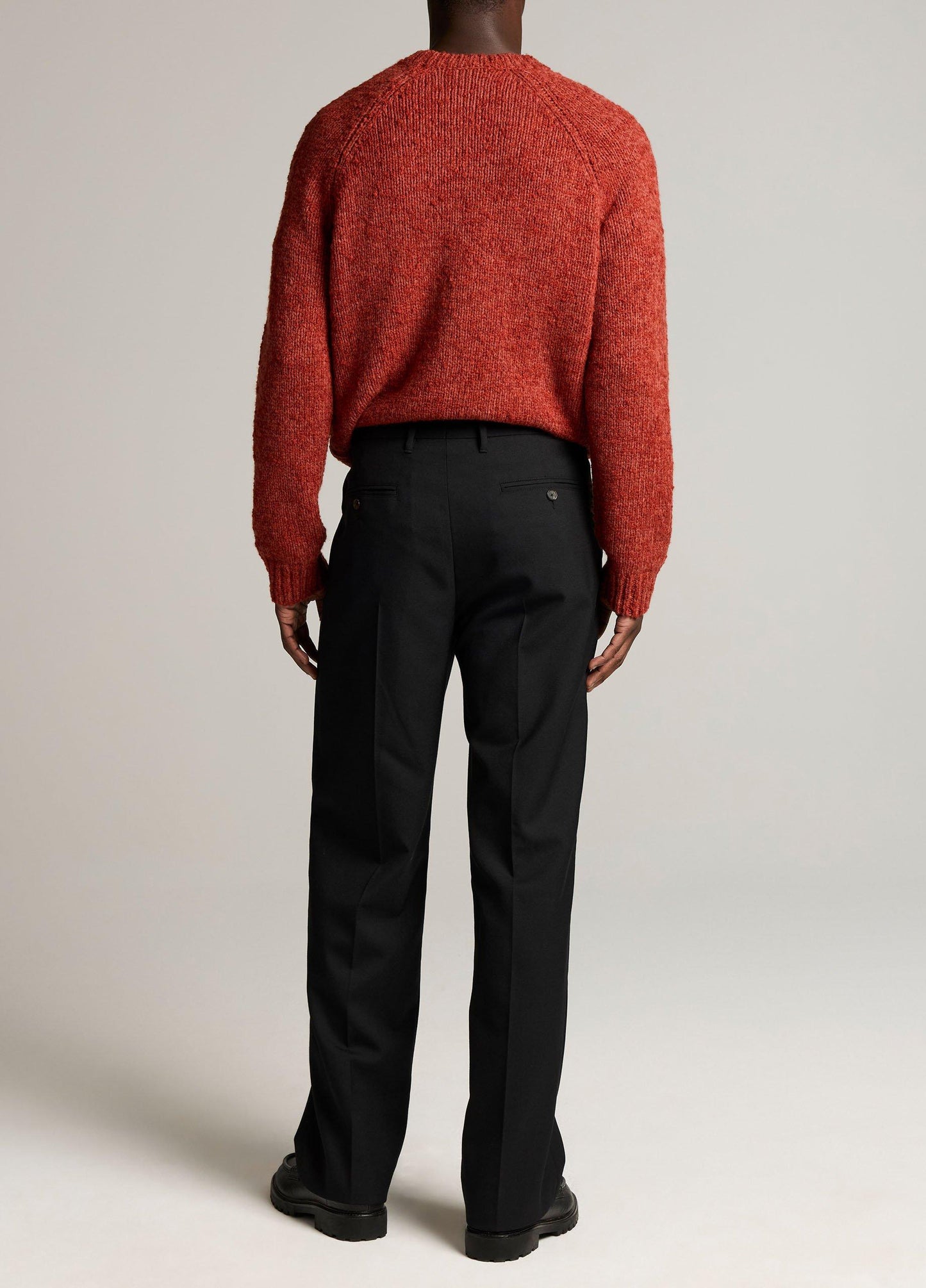 Louie Relaxed Twill Double-Pleated Trouser - US 2156
