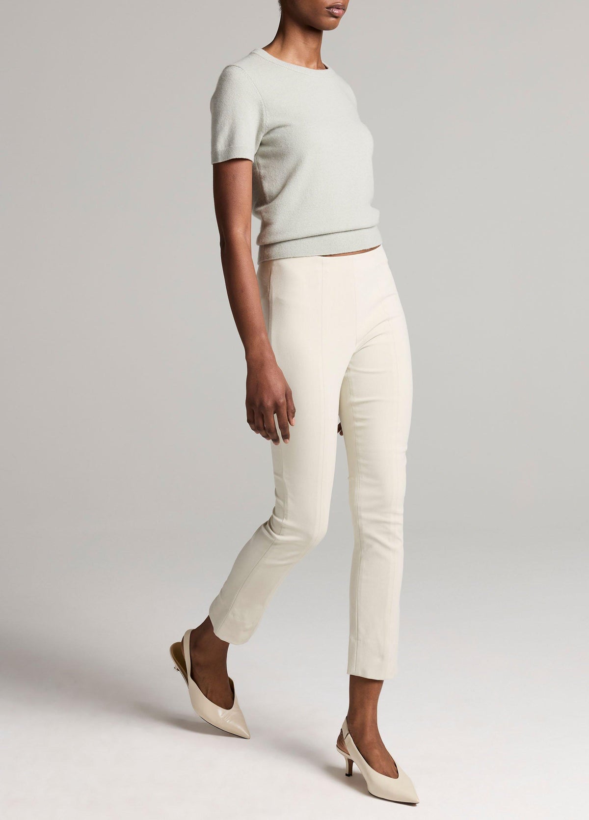 Bobbi High-Rise Stitch-Seam Ponte Legging - US 5550