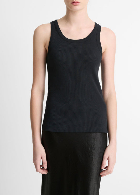 Ribbed Scoop-Neck Tank - US 1187