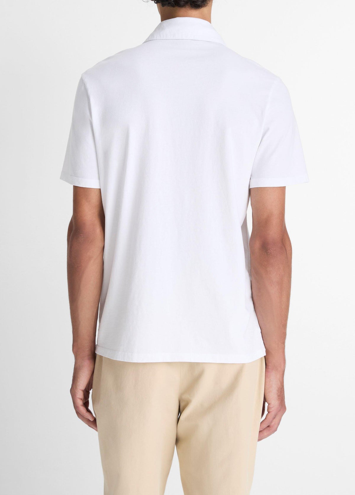 Garment Dye Cotton Polo Shirt - US 8489