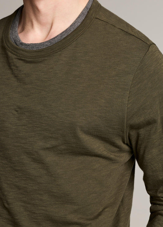 Slub Pima Cotton Double-Layer T-Shirt - US 4928