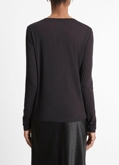 Essential Long Sleeve Crew Neck T-Shirt - US 8295