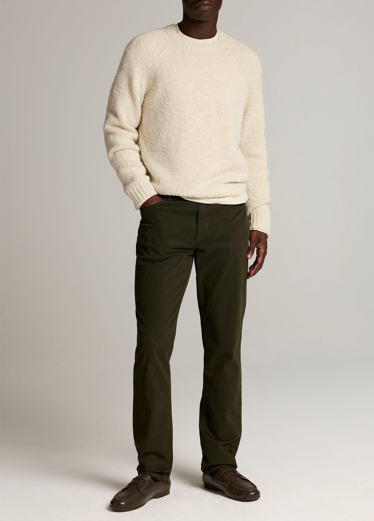 Dylan Slim 5-Pocket Peached Stretch-Cotton Pant - US 5861