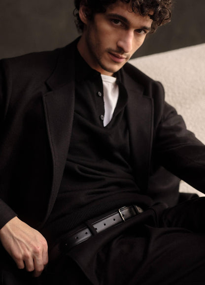 Wool Polo Sweater - US 9680