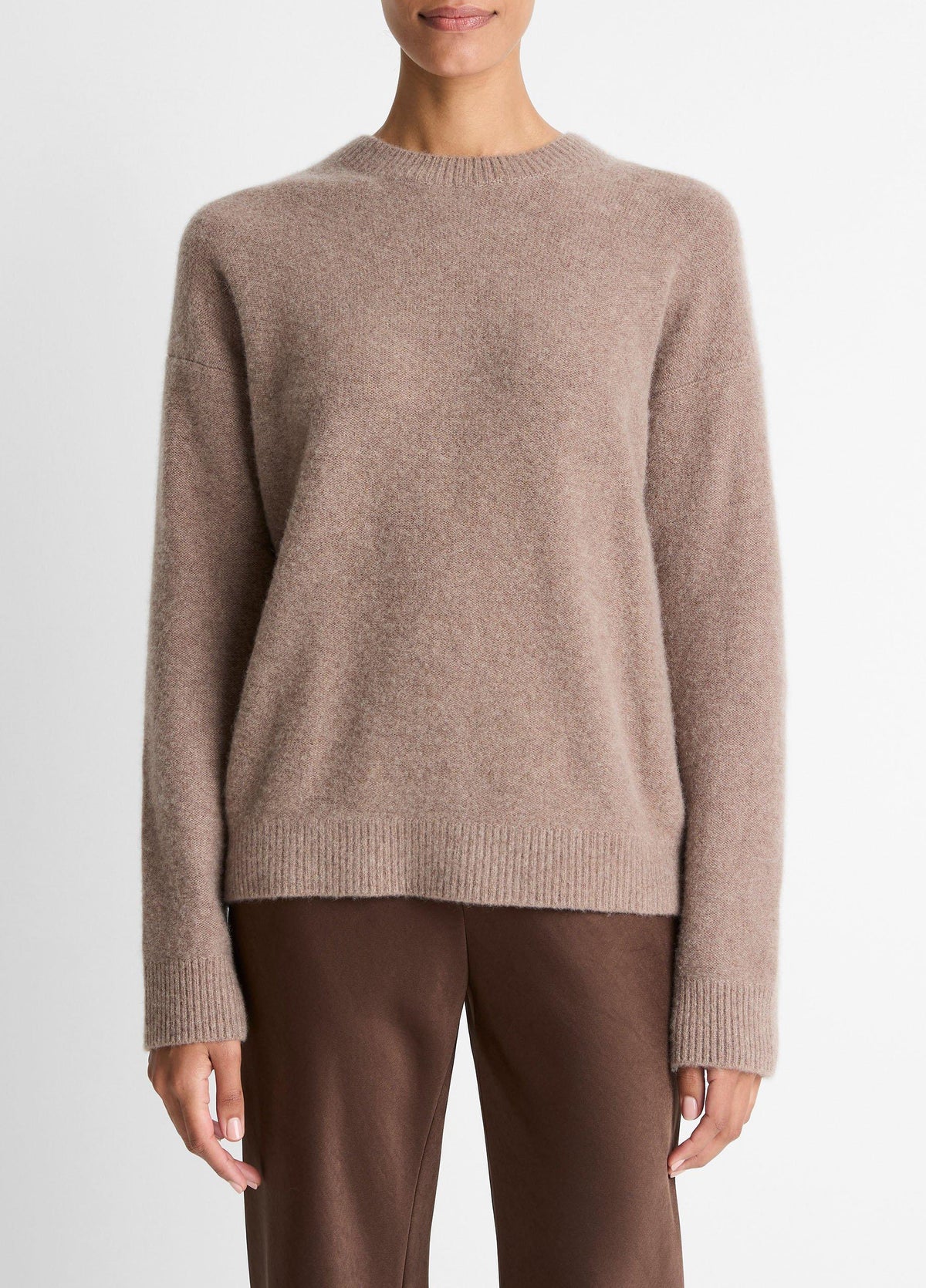 Plush Cashmere Crew Neck Sweater - US 7256