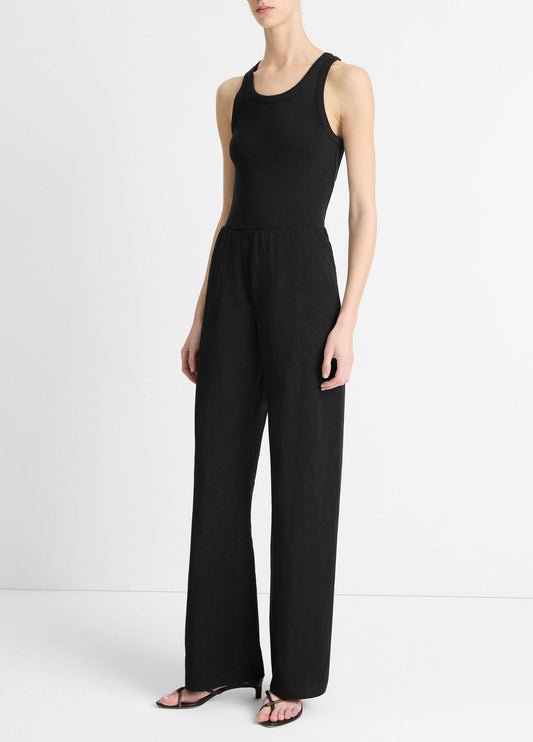 Colette High-Rise Cotton & Linen-Blend Bias Pant - US 6912