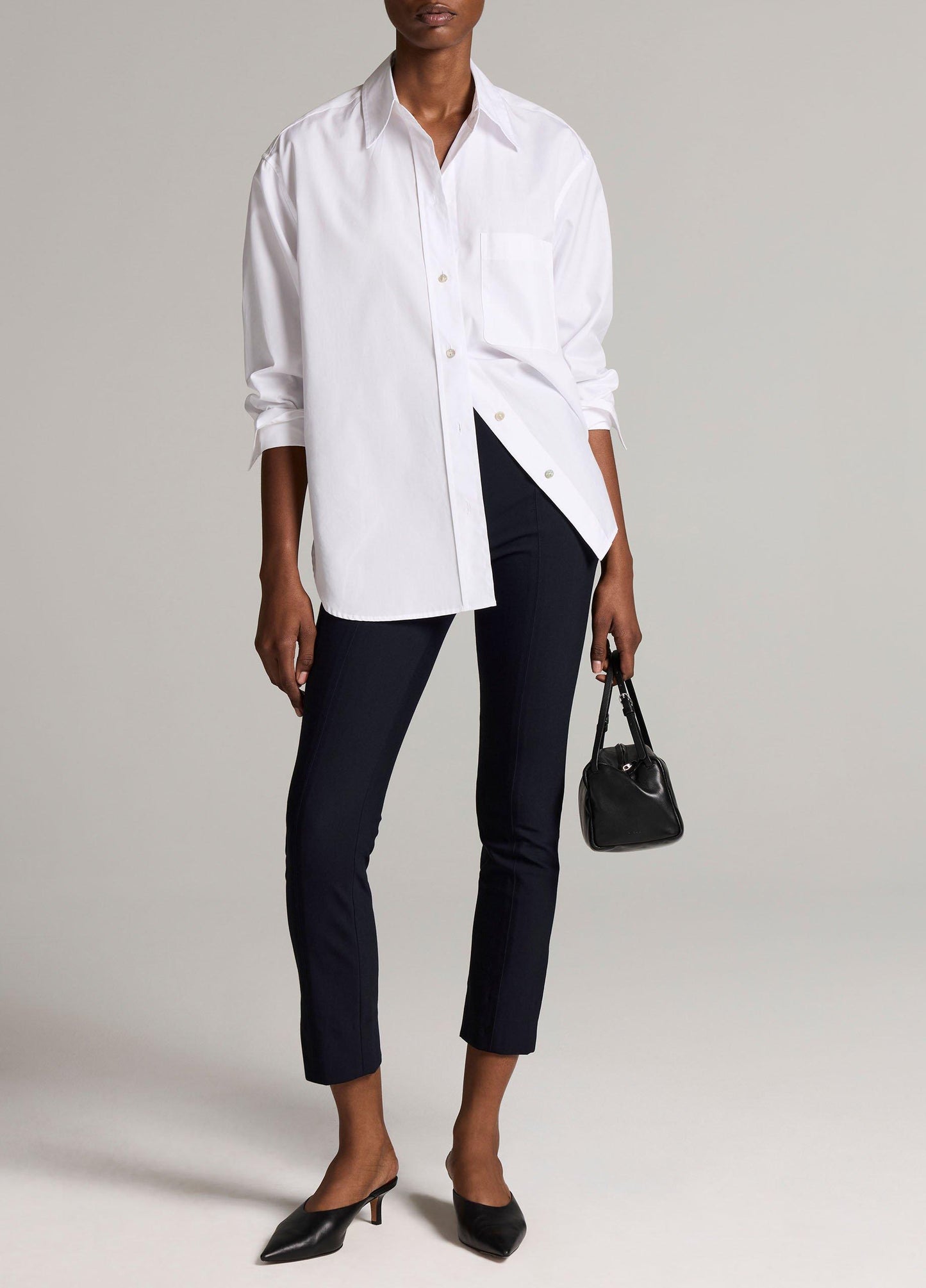Bobbi High-Rise Stitch-Seam Ponte Legging - US 1899