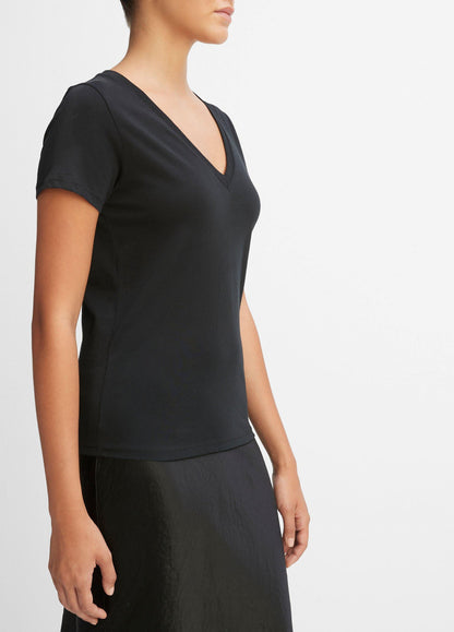 Essential Pima Cotton V-Neck T-Shirt - US 6257