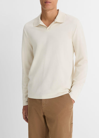 Milano Pima Cotton-Blend Johnny-Collar Shirt - US 7559