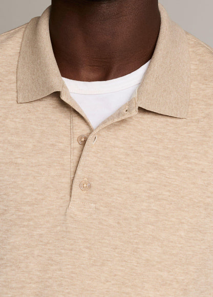Heathered Double-Face Cotton-Blend Polo Shirt - US 6069