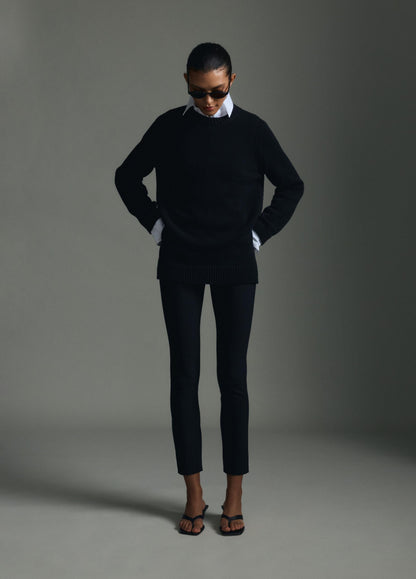 Bobbi High-Rise Stitch-Seam Ponte Legging - US 6637