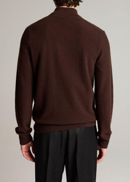 Plush Cashmere Quarter-Zip Sweater - US 3750