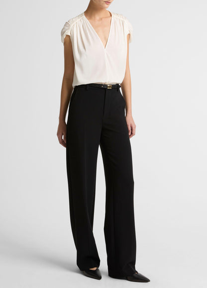 Elsa High-Rise Crepe Straight-Leg Trouser - US 1797