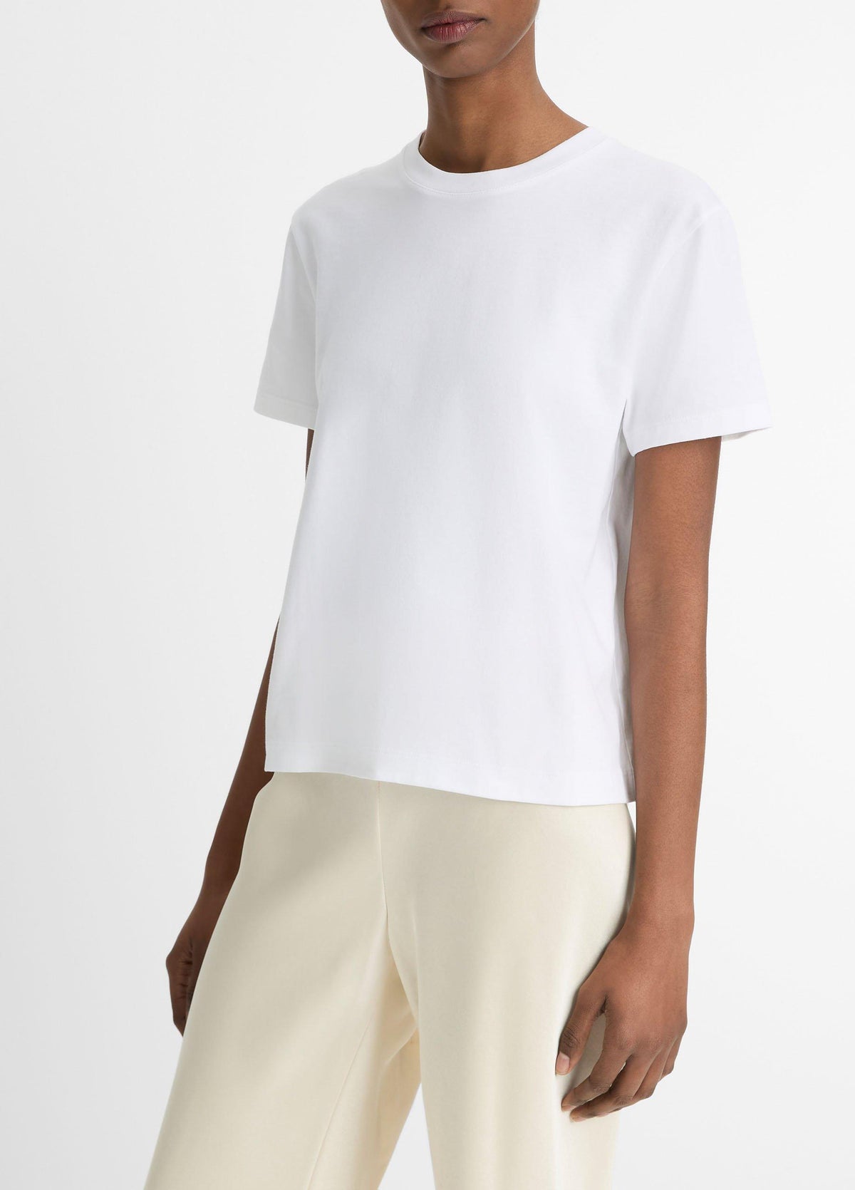 Pima Cotton Crew Neck T-Shirt - US 9872