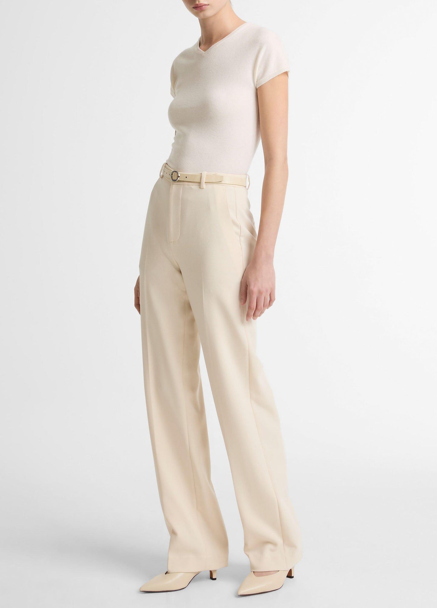 Elsa High-Rise Crepe Straight-Leg Trouser - US 8397