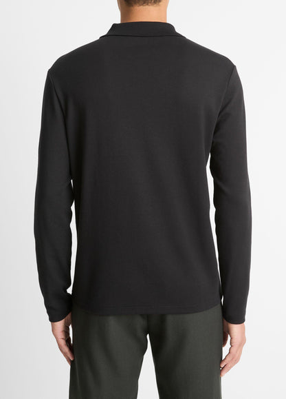 Milano Pima Cotton-Blend Johnny-Collar Shirt - US 0541