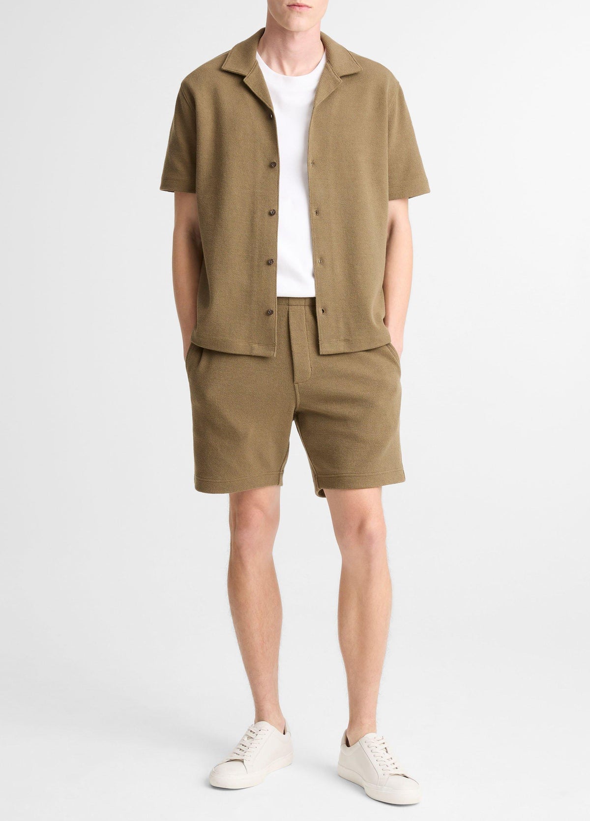 Cotton Bouclé Pull-On Short - US 6992