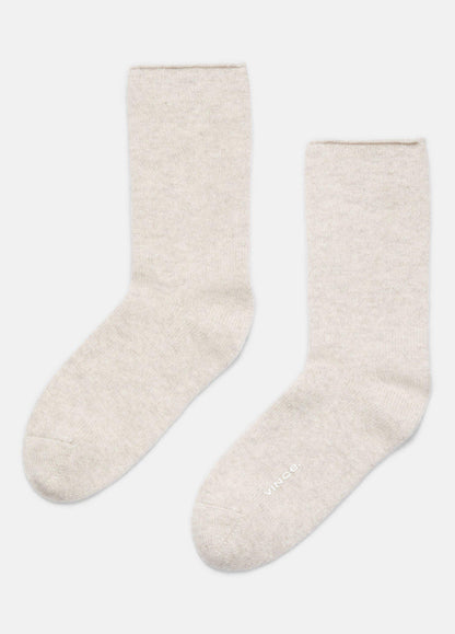 Women's Cashmere Jersey Short Sock - US 4482