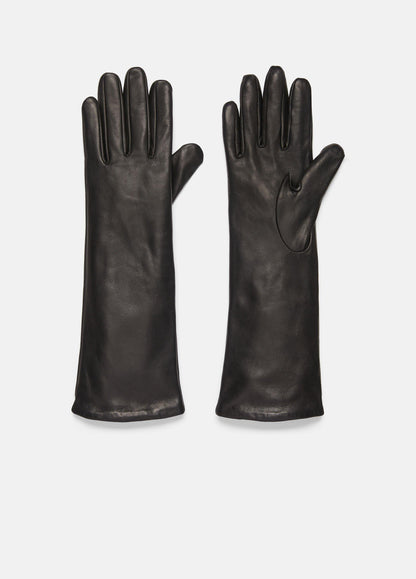 Cashmere-Lined Medium Leather Glove - US 2467