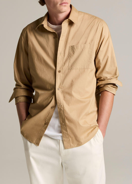 Cotton Poplin Button-Front Shirt - US 0332