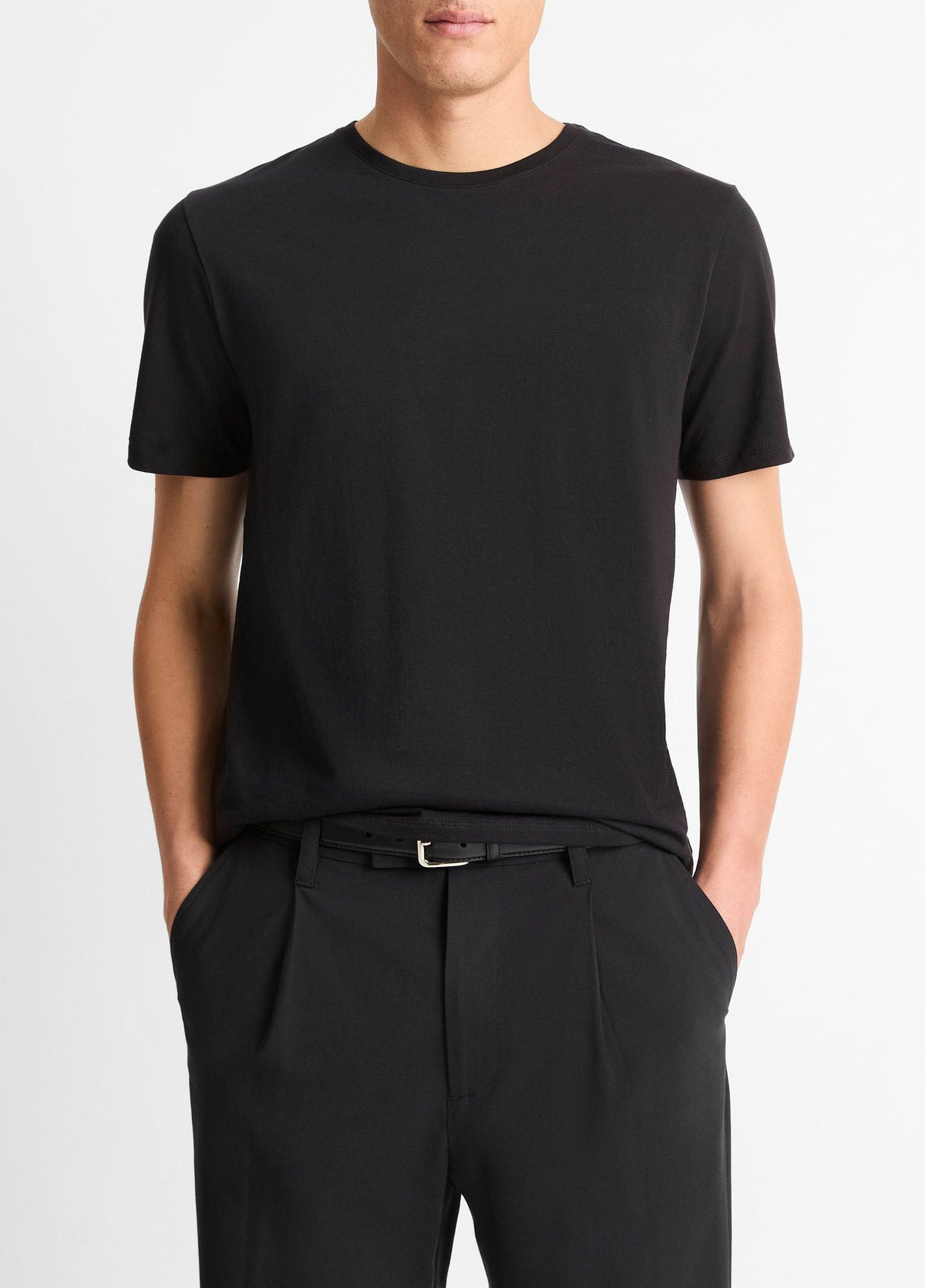 Pima Cotton Crew Neck T-Shirt - US 5969