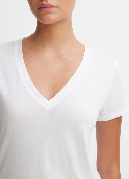 Essential Pima Cotton V-Neck T-Shirt - US 6432