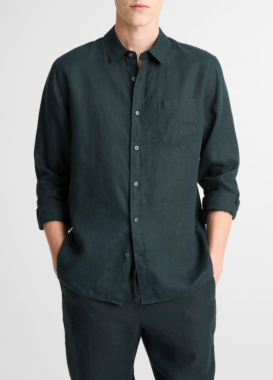 Linen Long-Sleeve Shirt - US 1667