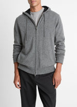 Cashmere Zip-Front Hoodie - US 8664