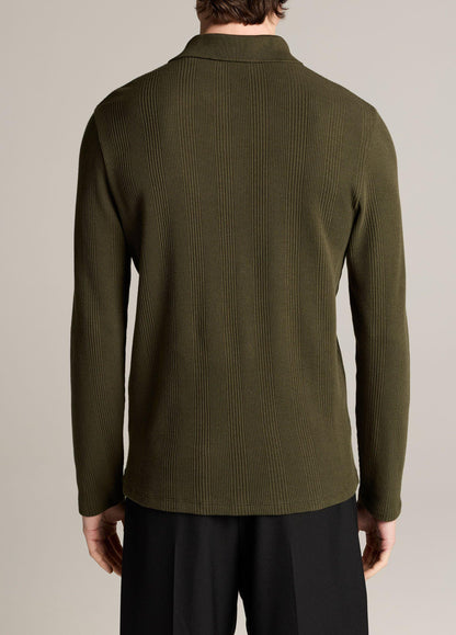 Variegated Cotton Polo Shirt - US 3854