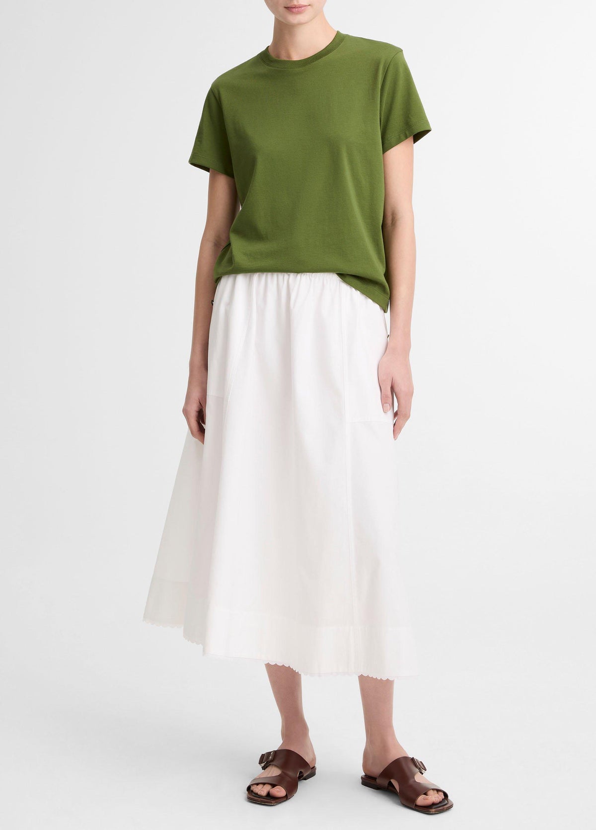 Pima Cotton Crew Neck T-Shirt - US 7497