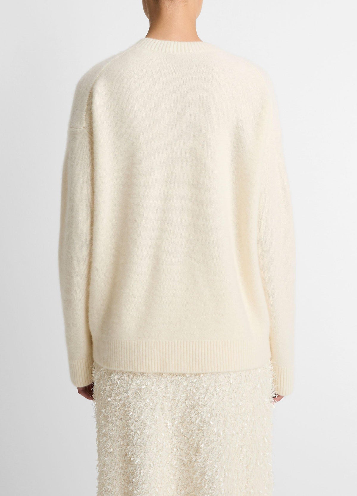 Plush Cashmere Crew Neck Sweater - US 2800