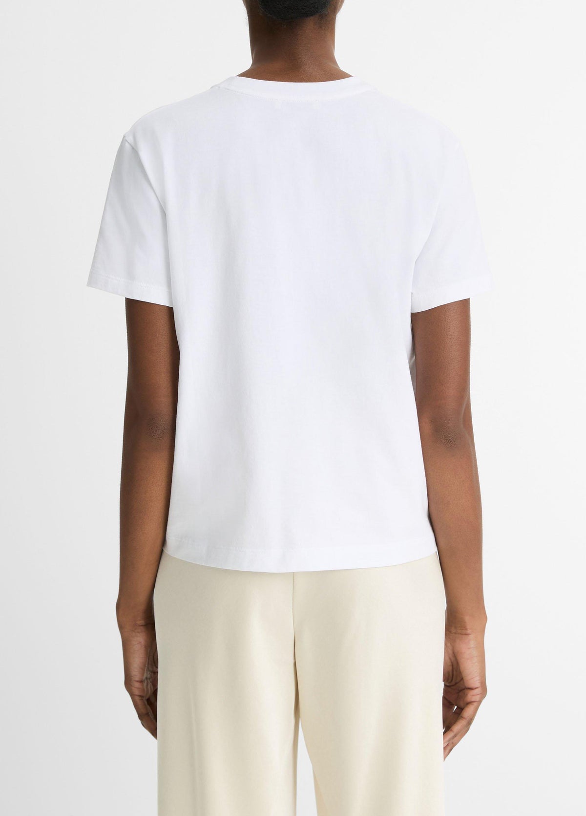 Pima Cotton Crew Neck T-Shirt - US 9872