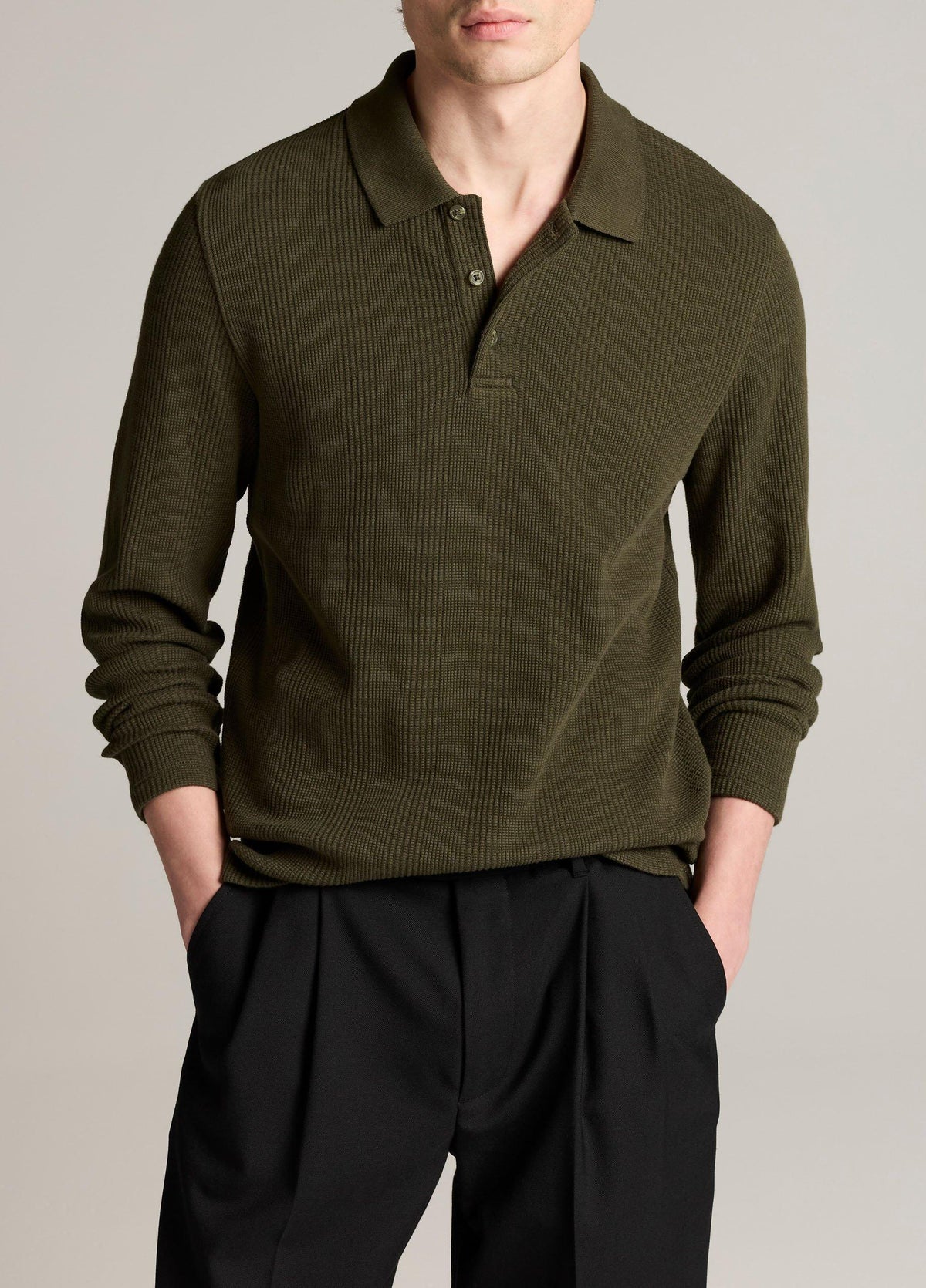 Variegated Cotton Polo Shirt - US 3854