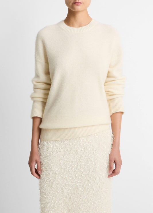 Plush Cashmere Crew Neck Sweater - US 2800