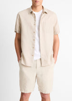 Linen Short-Sleeve Shirt - US 1271