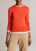 Essential Pima Cotton-Blend Long-Sleeve T-Shirt - US 4784