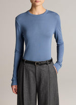 Essential Pima Cotton-Blend Long-Sleeve T-Shirt - US 2420