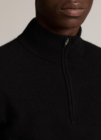 Plush Cashmere Quarter-Zip Sweater - US 5547