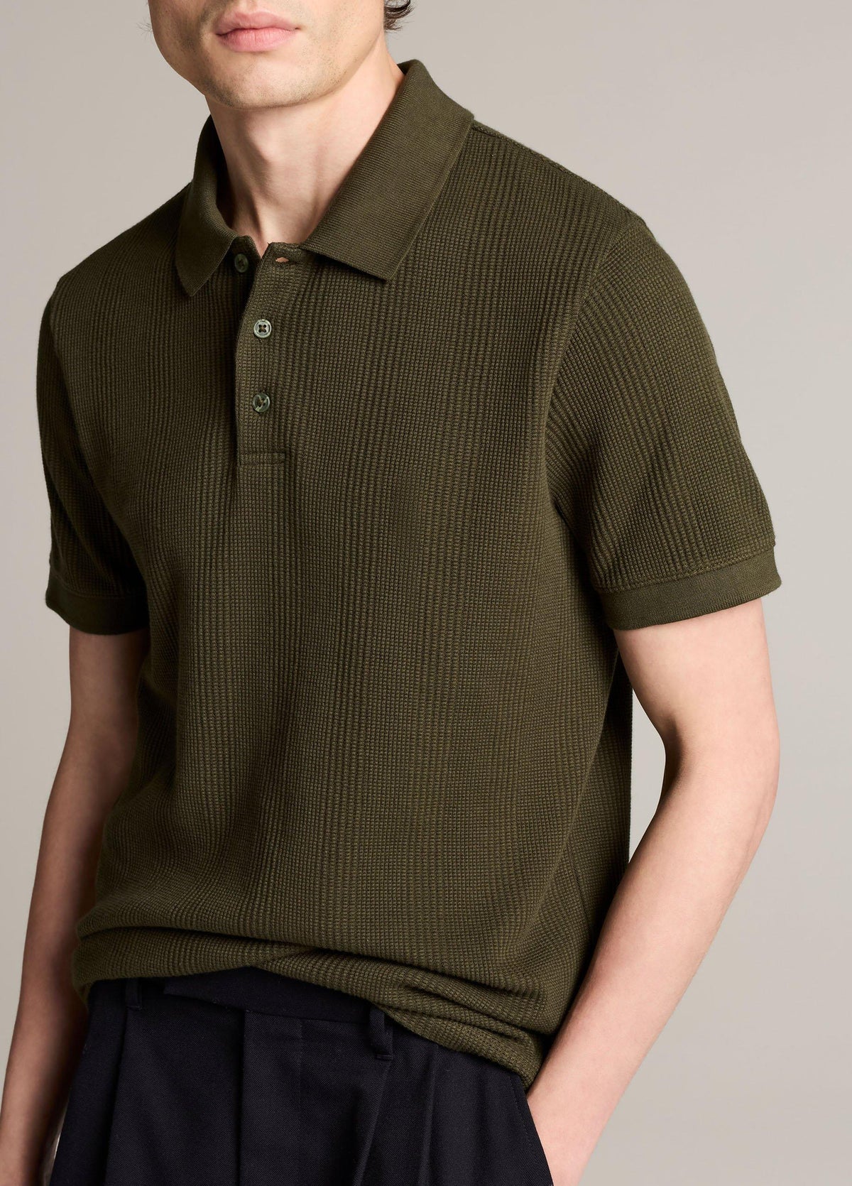 Variegated Pima Cotton Polo Shirt - US 5130