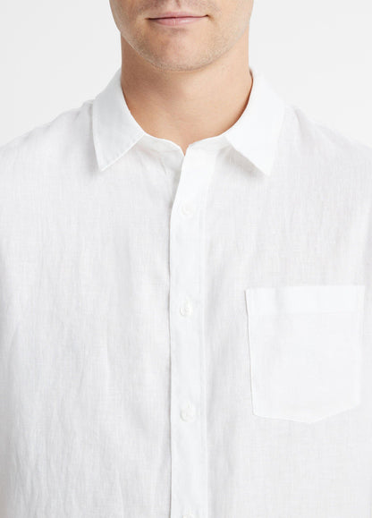 Linen Short-Sleeve Shirt - US 8917