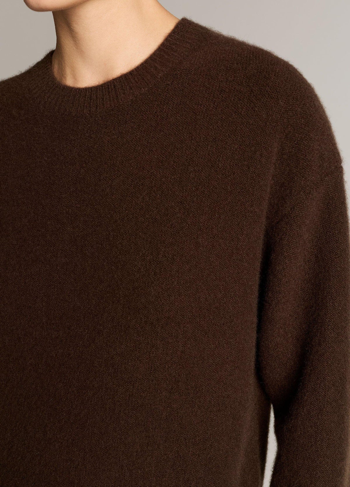 Plush Cashmere Crew Neck Sweater - US 1274
