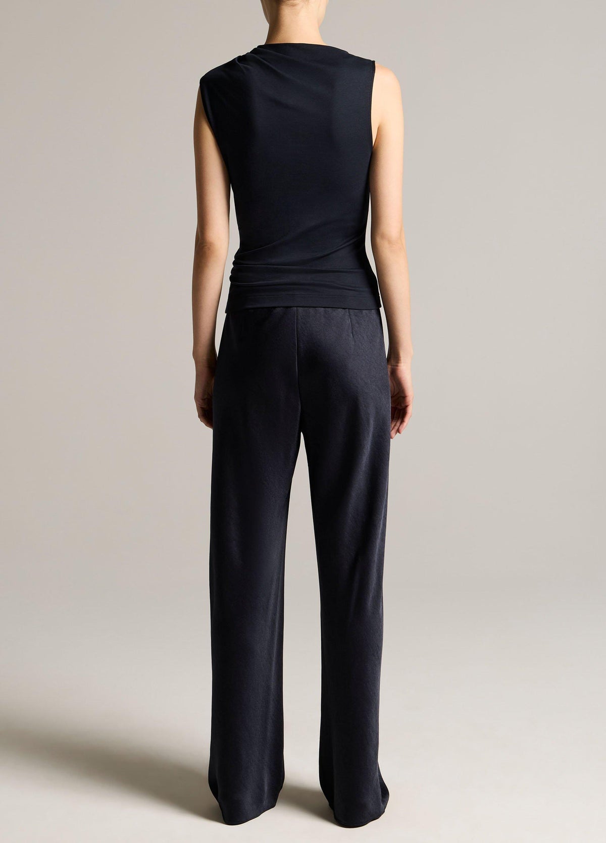 Colette High-Rise Fluid Satin Bias Pant - US 8864